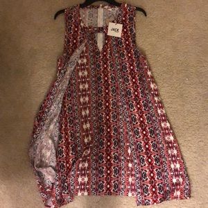 Mid length patterned dress